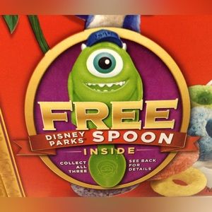 ❤️3/25 NEW Monsters Inc Collector folding Mike Spoon Rare sealed unopened Disney
